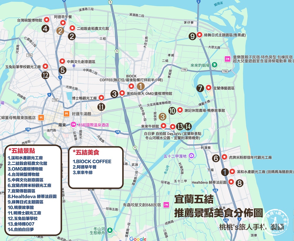 2025宜蘭五結小旅行|五結半日遊、一日遊行程安排|推薦景點美食路線規劃必去推薦！