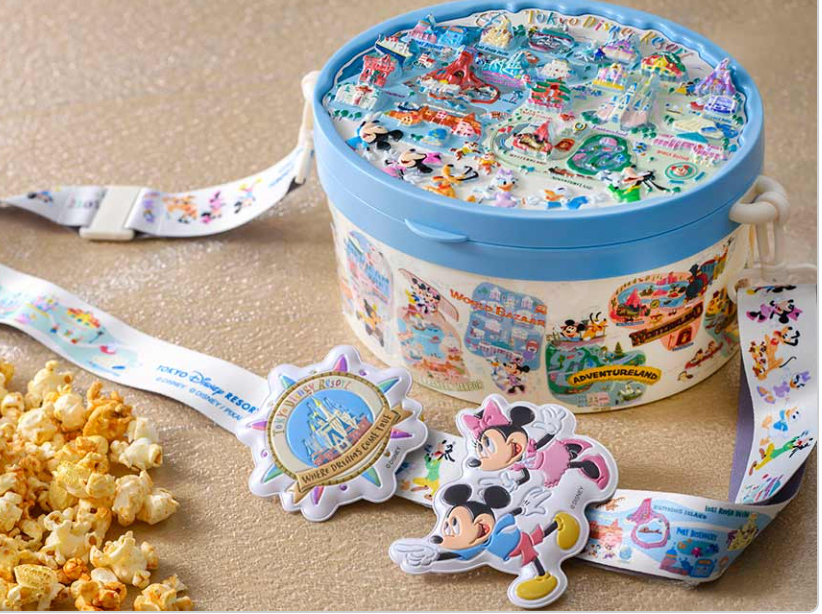 2026最新東京迪士尼爆米花桶地圖(陸地+海洋)爆米花桶位置/價錢/口味/詳細攻略