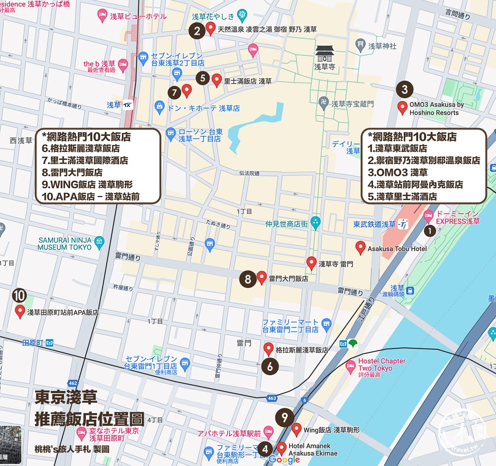 淺草住宿推薦|網路好評 晴空塔景觀熱門10大飯店 優缺點分析、房價參考
