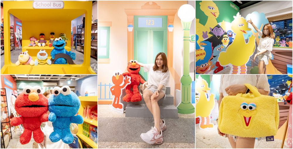 芝麻街快閃店|同學們上課啦~ELMO.Cookie Monster.大鳥Big Bird|台北華山文創期間限定登場
