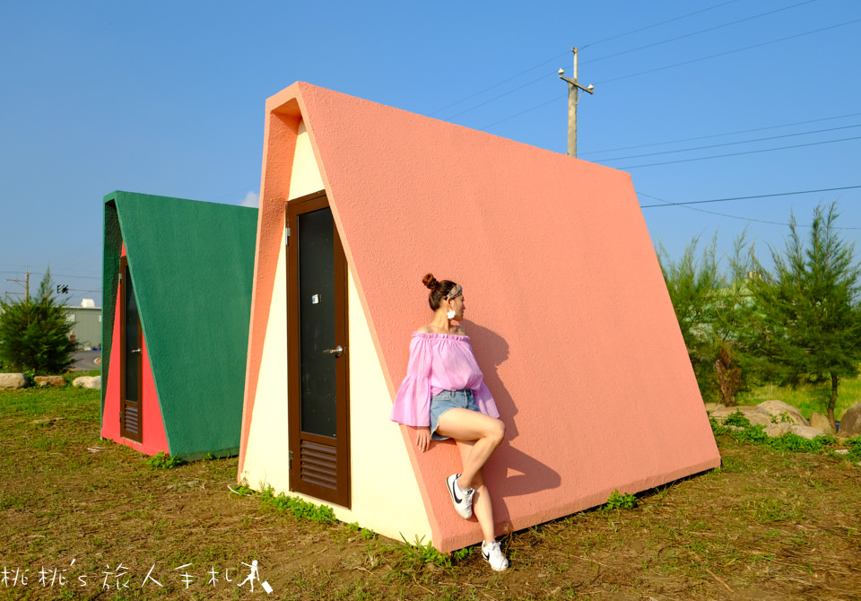 IG打卡景點》彰化線西可築夢合掌屋(彩色合掌村詳細地址)