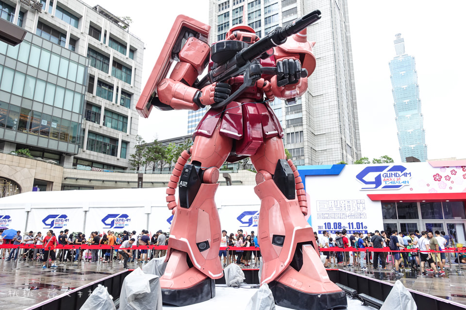 展覽》巨型鋼彈亞洲巡迴展GUNDAM docks at TAIWAN 就在統一時代百貨台北店