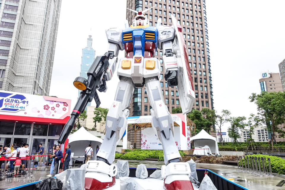 展覽》巨型鋼彈亞洲巡迴展GUNDAM docks at TAIWAN 就在統一時代百貨台北店