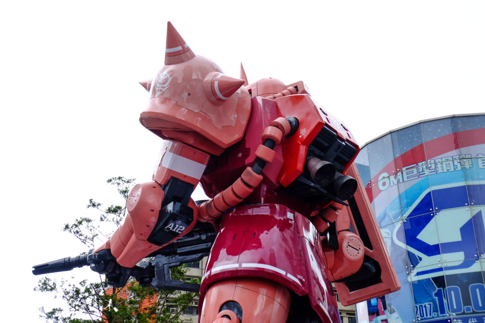 展覽》巨型鋼彈亞洲巡迴展GUNDAM docks at TAIWAN 就在統一時代百貨台北店