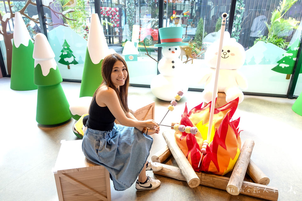 IG打卡景點》Samsung x LINE FRIENDS快閃店限時登場│跟著CHOCO一起來趟粉甜星旅程～