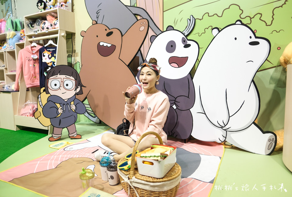 卡通頻道快閃店CN POP UP STORE│全台首間We Bare Bears熊熊咖啡廳期間限定店快來華山！