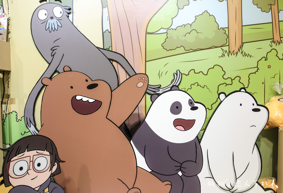 卡通頻道快閃店CN POP UP STORE│全台首間We Bare Bears熊熊咖啡廳期間限定店快來華山！