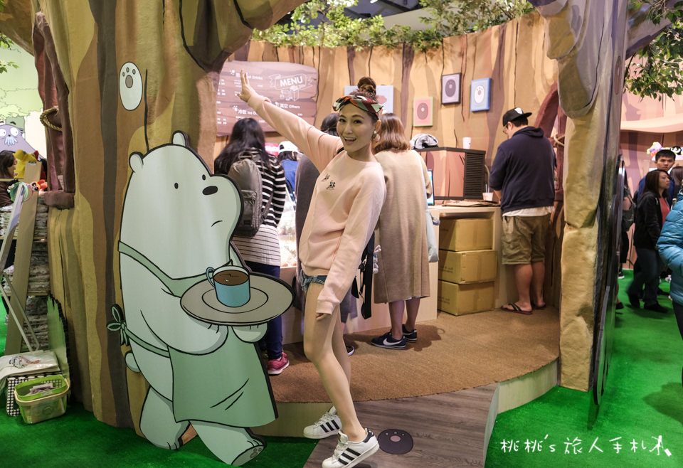 卡通頻道快閃店CN POP UP STORE│全台首間We Bare Bears熊熊咖啡廳期間限定店快來華山！