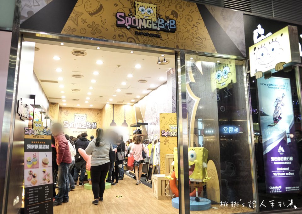 IG打卡景點》海綿寶寶快閃店POP-UP STORE│海綿寶寶派大星在台北信義威秀與粉絲拍照打卡相見歡