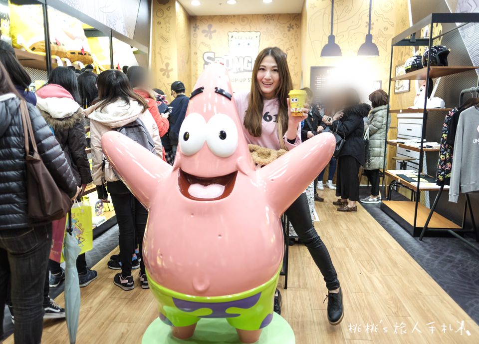 IG打卡景點》海綿寶寶快閃店POP-UP STORE│海綿寶寶派大星在台北信義威秀與粉絲拍照打卡相見歡