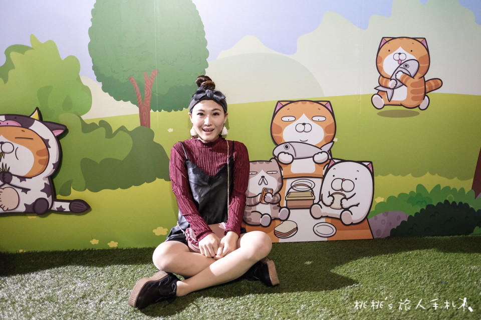 展覽》白爛貓超有事特展│LINE貼圖走出螢幕 立體化超萌貓咪在松山文創