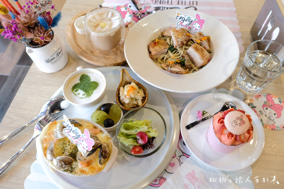 台北主題餐廳》美樂蒂花草風期間限定咖啡廳 My Melody X Amandier│首度登台