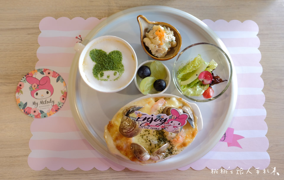 台北主題餐廳》美樂蒂花草風期間限定咖啡廳 My Melody X Amandier│首度登台