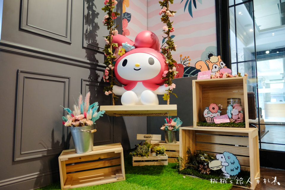 台北主題餐廳》美樂蒂花草風期間限定咖啡廳 My Melody X Amandier│首度登台
