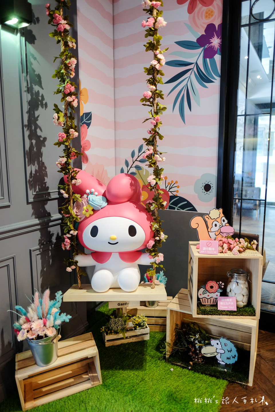 台北主題餐廳》美樂蒂花草風期間限定咖啡廳 My Melody X Amandier│首度登台