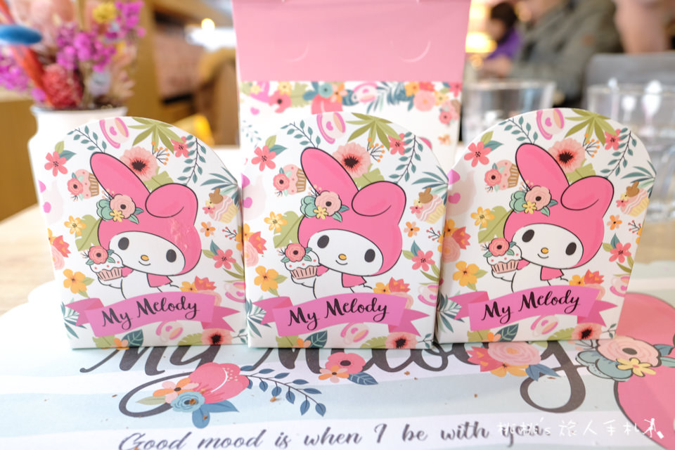 台北主題餐廳》美樂蒂花草風期間限定咖啡廳 My Melody X Amandier│首度登台