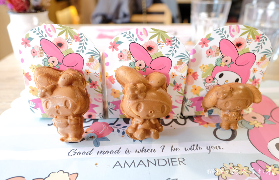 台北主題餐廳》美樂蒂花草風期間限定咖啡廳 My Melody X Amandier│首度登台