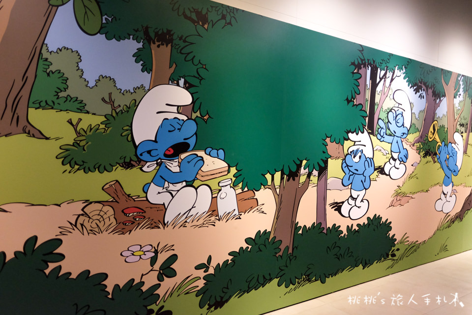 展覽》藍色小精靈愛在17特展│小精靈的巨大蘑菇屋在這啦！
