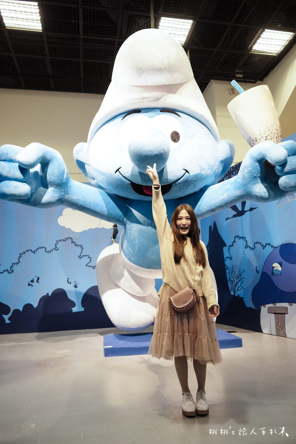展覽》藍色小精靈愛在17特展│小精靈的巨大蘑菇屋在這啦！