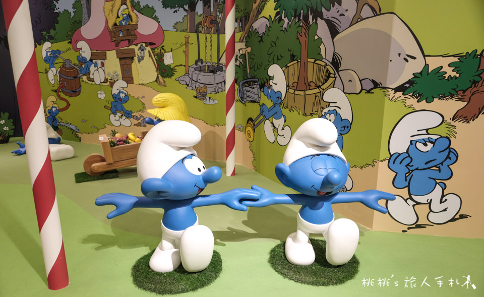 展覽》藍色小精靈愛在17特展│小精靈的巨大蘑菇屋在這啦！