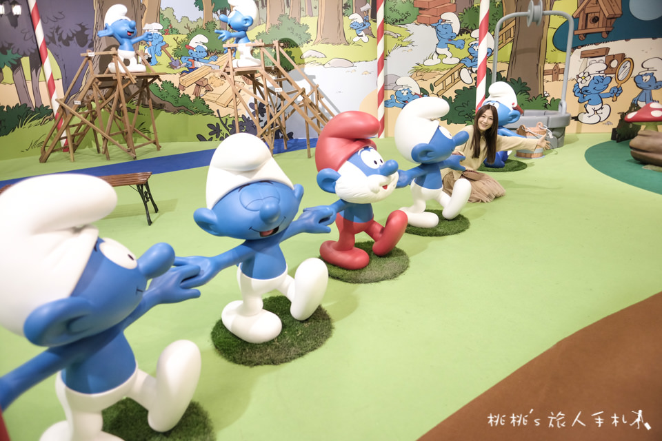 展覽》藍色小精靈愛在17特展│小精靈的巨大蘑菇屋在這啦！