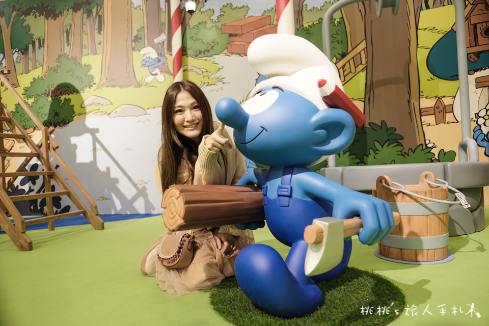 展覽》藍色小精靈愛在17特展│小精靈的巨大蘑菇屋在這啦！