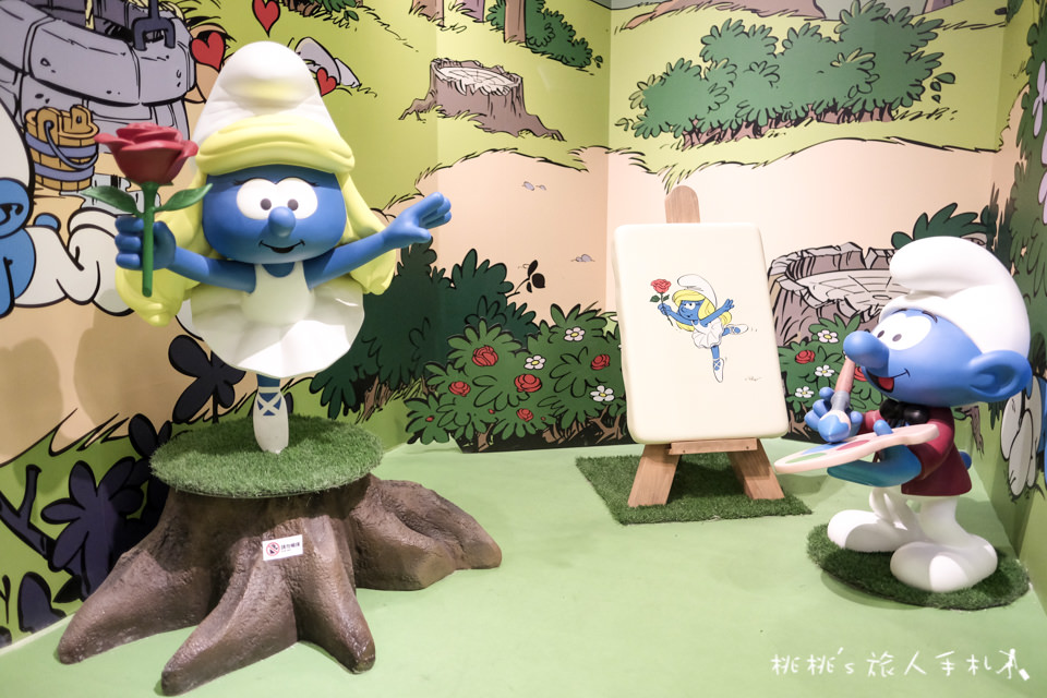 展覽》藍色小精靈愛在17特展│小精靈的巨大蘑菇屋在這啦！