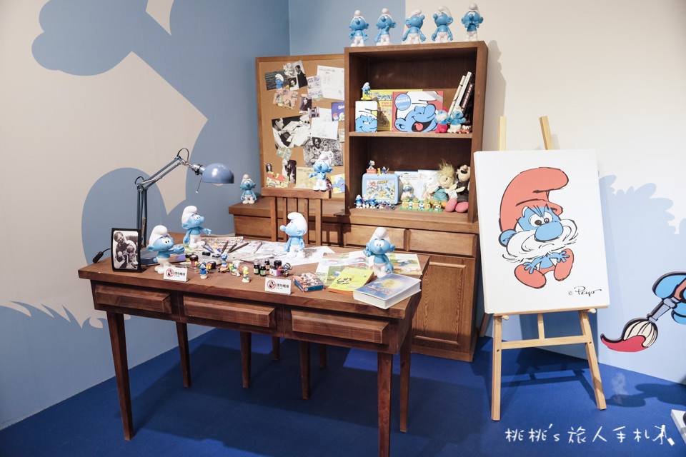 展覽》藍色小精靈愛在17特展│小精靈的巨大蘑菇屋在這啦！