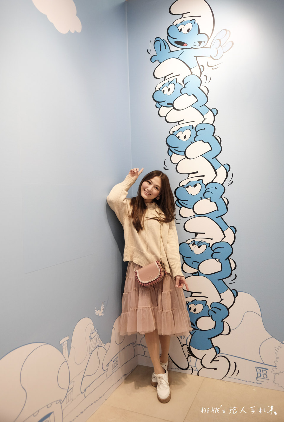 展覽》藍色小精靈愛在17特展│小精靈的巨大蘑菇屋在這啦！