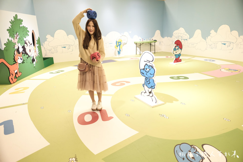 展覽》藍色小精靈愛在17特展│小精靈的巨大蘑菇屋在這啦！