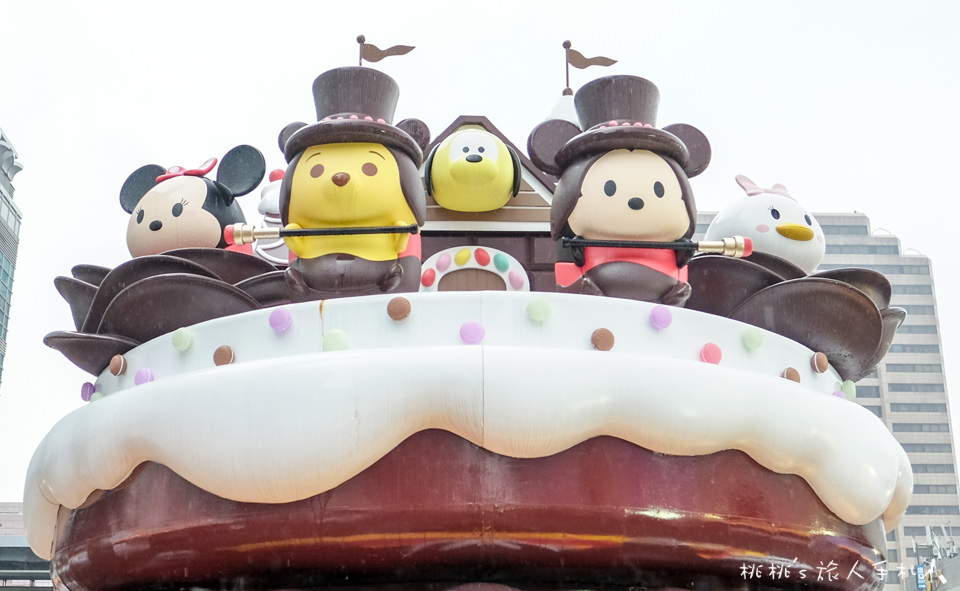 展覽》2018迪士尼TSUM TSUM派對嘉年華│巨大巧克力蛋糕玩轉台北101