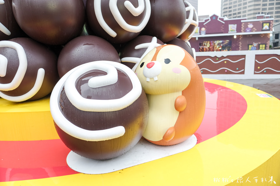 展覽》2018迪士尼TSUM TSUM派對嘉年華│巨大巧克力蛋糕玩轉台北101