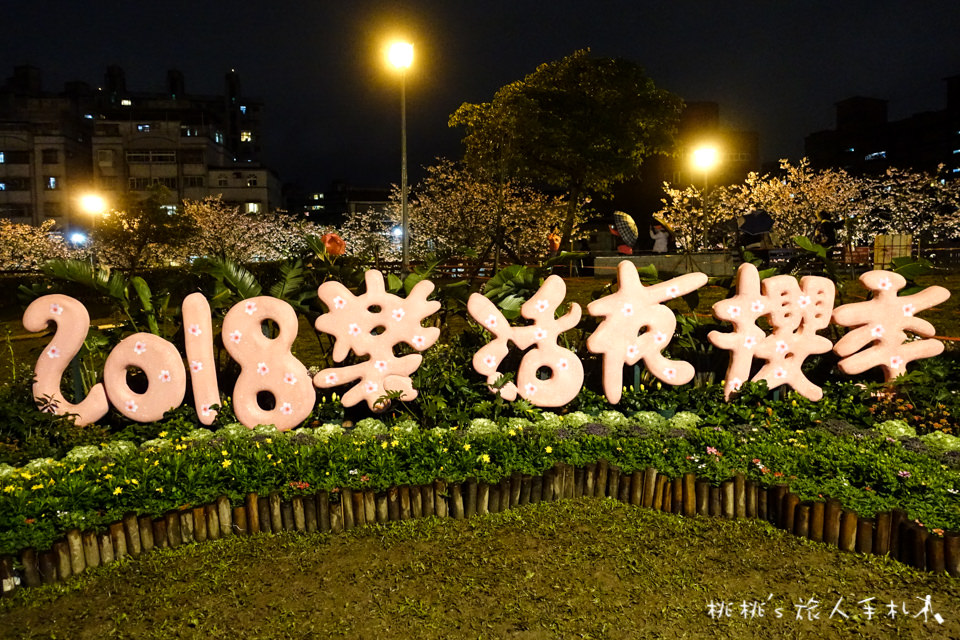 2018樂活夜櫻季》台北也能賞夜櫻，快到內湖樂活公園！