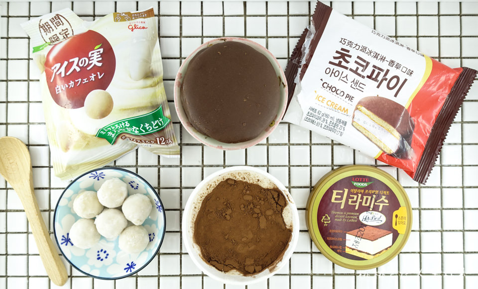 全家FamilyMart》新上市3款日韓冰品開箱│樂天提拉米蘇冰淇淋、格力高果實冰球咖啡歐蕾、巧克力派冰淇淋-香草口味