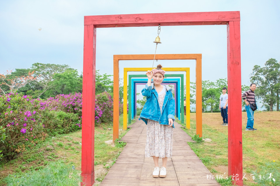 IG打卡景點》桃園大溪花海農場│摩艾石像與我在復活節島