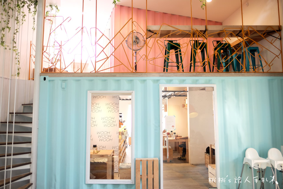 IG打卡餐廳》台中霧峰WOOH WOOH WOOH│粉紅貨櫃屋早午餐