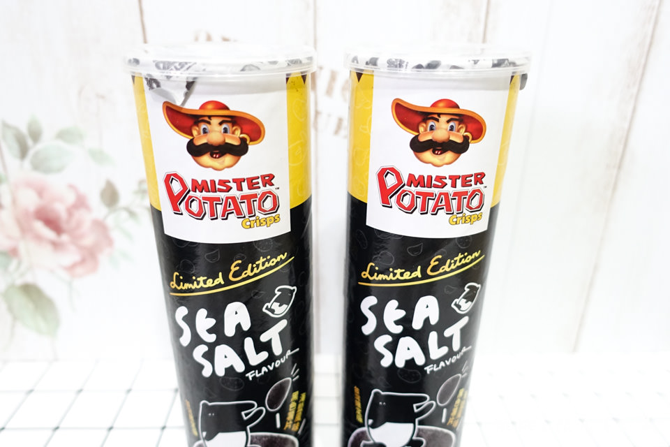 7-11》薯片先生×馬來貘海鹽風味洋芋片│台灣限定 黑色洋芋片 開箱！