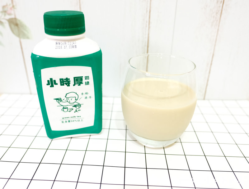 7-11》小時厚奶綠│復古作業簿飲料又出新口味了！
