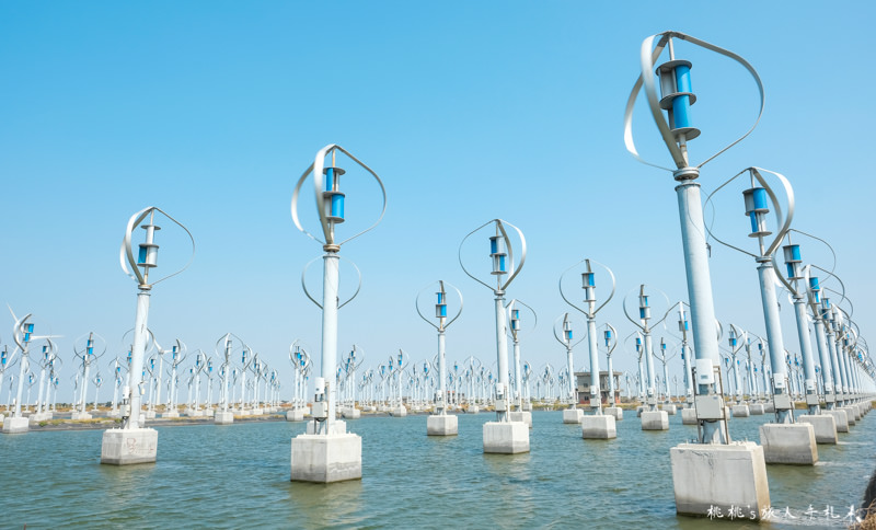 彰化打卡景點》王功風力發電站│科幻未來感 拍照秘境