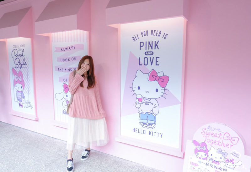 快閃店》三麗鷗Pinkholic 粉紅閨蜜期間限定店│造型點心主題餐廳開幕！
