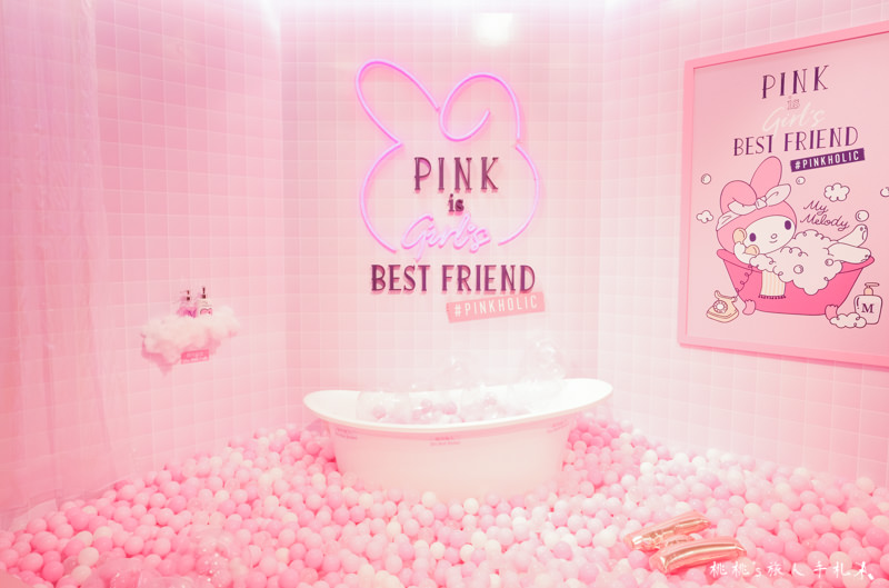 快閃店》三麗鷗Pinkholic 粉紅閨蜜期間限定店│造型點心主題餐廳開幕！
