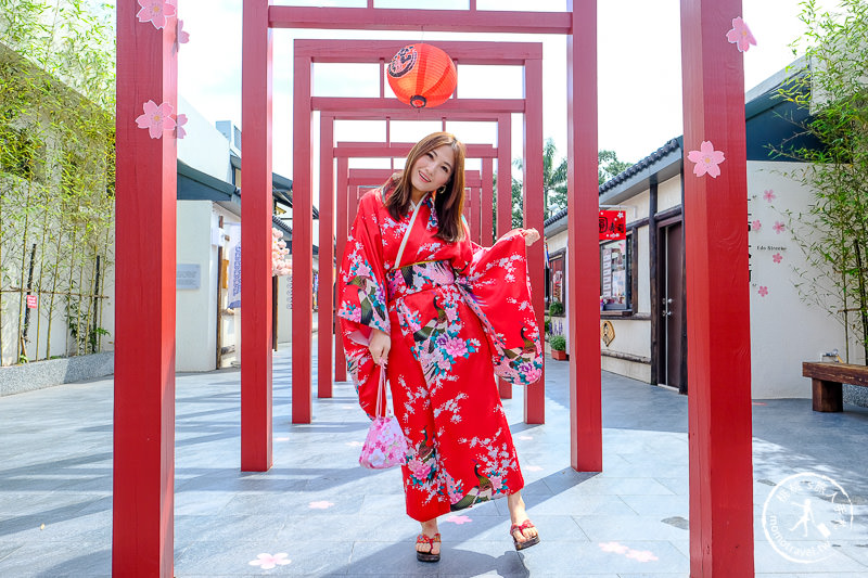 桃園景點》蛋寶生技不老村│穿浴衣逛鳥居商店街 好美！