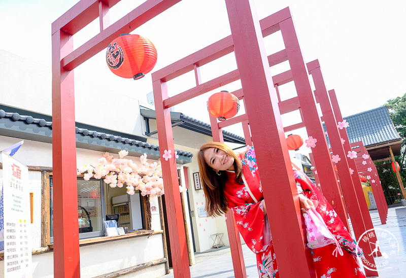 桃園景點》蛋寶生技不老村│穿浴衣逛鳥居商店街 好美！