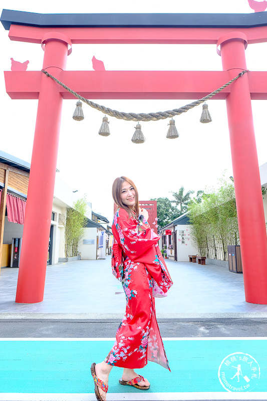 桃園景點》蛋寶生技不老村│穿浴衣逛鳥居商店街 好美！