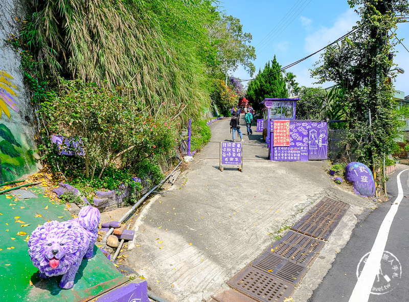 苗栗景點》噢哈娜咖啡屋│紫藤花海、園區拍照點推薦