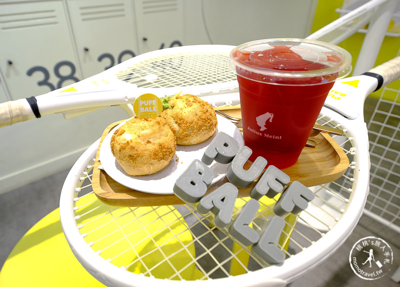 台中美食》Puff Ball 泡芙球│精明商圈 網球場主題甜點店
