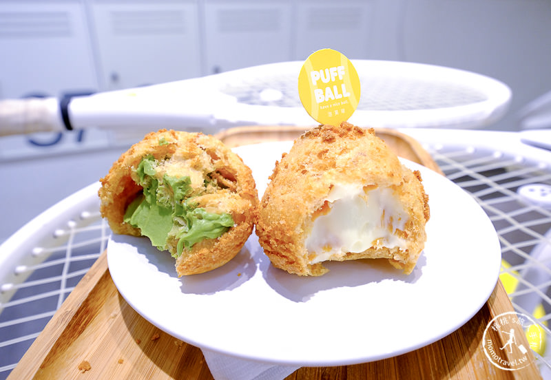 台中美食》Puff Ball 泡芙球│精明商圈 網球場主題甜點店