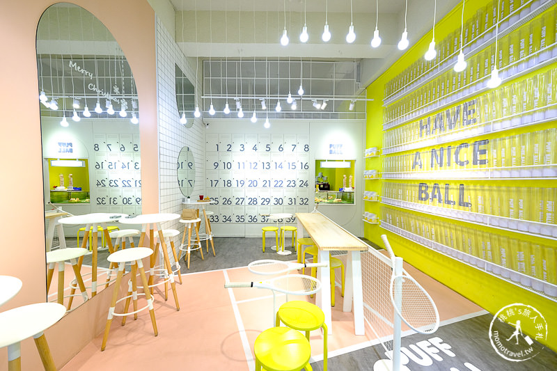 台中美食》Puff Ball 泡芙球│精明商圈 網球場主題甜點店