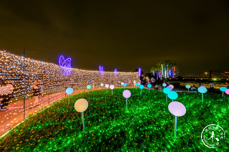 台北景點》板橋蝴蝶公園│期間限定 地景燈飾3大看點推薦