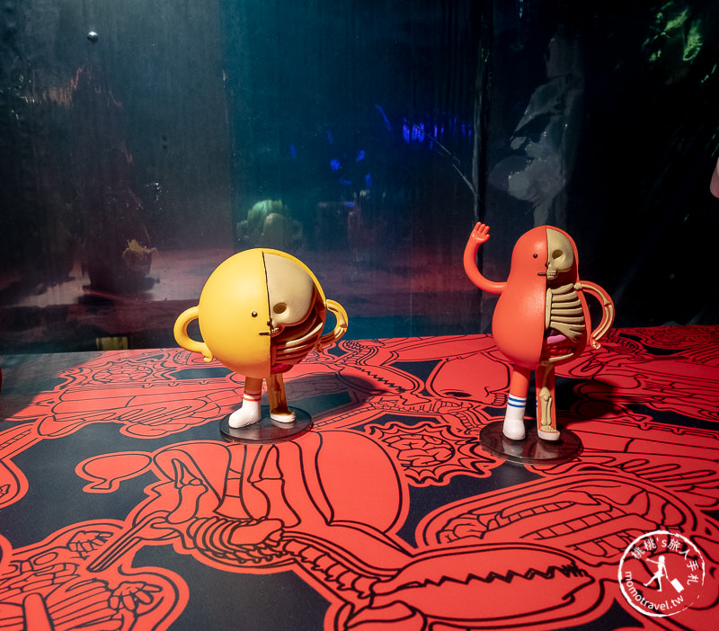 台北展覽》玩具解剖展│魯夫.ELMO.阿寶老皮.DC英雄全都被解剖了！JASON FREENY ASIA
